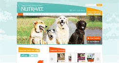 Desktop Screenshot of nutri-vet.com